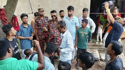 নারায়ণগঞ্জে গ্যাস লাইন বিস্ফোরণ : একই পরিবারের পাঁচজন দগ্ধ