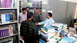 গোবিপ্রবির কেন্দ্রীয় গ্রন্থাগার ও পরিবহন দপ্তর আকস্মিক পরিদর্শনে উপাচার্য
