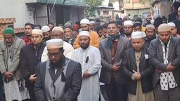 ঝালকাঠিতে সাবেক প্রধানমন্ত্রী বেগম খালেদা জিয়ার গায়েবানা জানাজা অনুষ্ঠিত