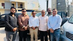 তারেক রহমানের উপদেষ্টা হুমায়ুন কবিরের সাথে সাতক্ষীরা জেলা বিএনপি নেতাদের সৌজন্য সাক্ষাৎ