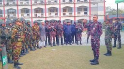 ত্রয়োদশ জাতীয় সংসদ নির্বাচনে ৩৩ বিজিবির ৩৫ প্লাটুন ফোর্স মোতায়েন