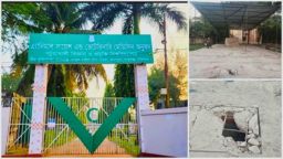 পবিপ্রবিতে নবনির্মিত বাস-শেড উদ্‌বোধনের আগেই ফাটল : কাজের মান নিয়ে প্রশ্ন?