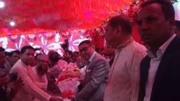 মনোহরদীতে স্বাস্থ্য ও পরিবার কল্যাণ মন্ত্রীকে উষ্ণ সংবর্ধনা