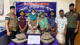 গোপালগঞ্জে বাসে তল্লাশি, ৩ কেজি গাঁজাসহ গ্রেপ্তার- ৪