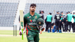 সেঞ্চুরি করে দলকে সিরিজ জেতালেন অধিনায়ক নুরুল হাসান