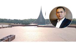 তারেক রহমানকে স্বাগত জানাতে জাতীয় স্মৃতিসৌধে ব্যাপক প্রস্তুতি