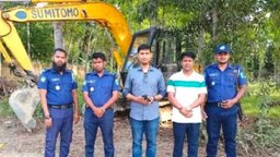 ফরিদপুরে অবৈধভাবে কৃষিজমির মাটি কাটায় ১ লাখ টাকা জরিমানা