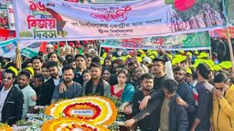 বিজয় দিবস উপলক্ষ্যে জাতীয় স্মৃতিসৌধে গকসুর শ্রদ্ধা নিবেদন