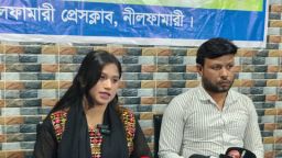 নীলফামারীতে কণ্ঠশিল্পী স্বপ্না সরকারের বিরুদ্ধে অপপ্রচারের প্রতিবাদে সংবাদ সম্মেলন