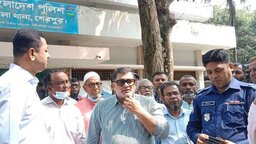 নকলা থানায় পুলিশ সদস্যদের আবাসন সংকট, সরেজমিন পরিদর্শনে এমপি ফাহিম চৌধুরী