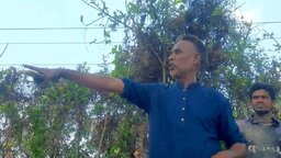 টুঙ্গিপাড়ায় অবৈধ পুকুর ভরাট, সংবাদ সংগ্রহে গিয়ে বিএনপি নেতার তোপের মুখে সাংবাদিকরা