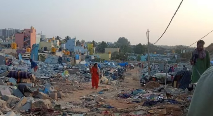 ভারতে বিনা নোটিশে গুঁড়িয়ে দেয়া হলো ৪০০ মুসলিম পরিবারের ঘর