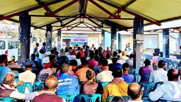 গোপালগঞ্জ জেলা তথ্য অফিসের আয়োজনে উঠান বৈঠক অনুষ্ঠিত