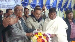 নীলফামারীতে ধানের শীষের পক্ষে জাতীয় পার্টির সংহতি, তুহিনকে উষ্ণ অভ্যর্থনা