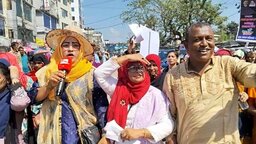 সুনামগঞ্জে স্মরণকালের বৃহত্তম নারী সমাবেশ অনুষ্ঠিত
