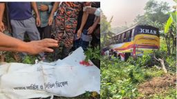 ঝালকাঠিতে বাস, অটোরিকশা ও সিএনজির ত্রিমুখী সংঘর্ষে নিহত ১