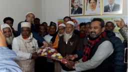 তারেক রহমানের বক্তব্যে   খুশি হয়ে  বিএনপিতে  যোগদান। কোটালীপাড়া পিঞ্জরী ইউনিয়নের ৫ নং ওয়ার্ড বাসি